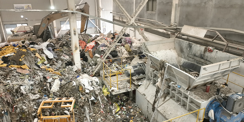 Senge Environmental Industrial Waste Shredding and Sorting Project Site Photo 2