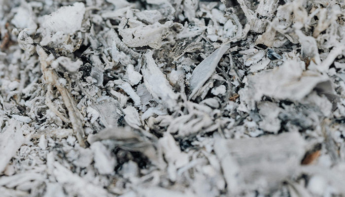 Household waste incineration bottom ash material