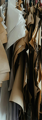 Waste paper input