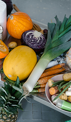 Food waste input