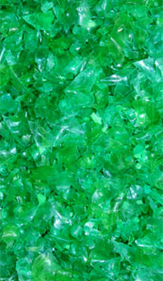 PET flake output