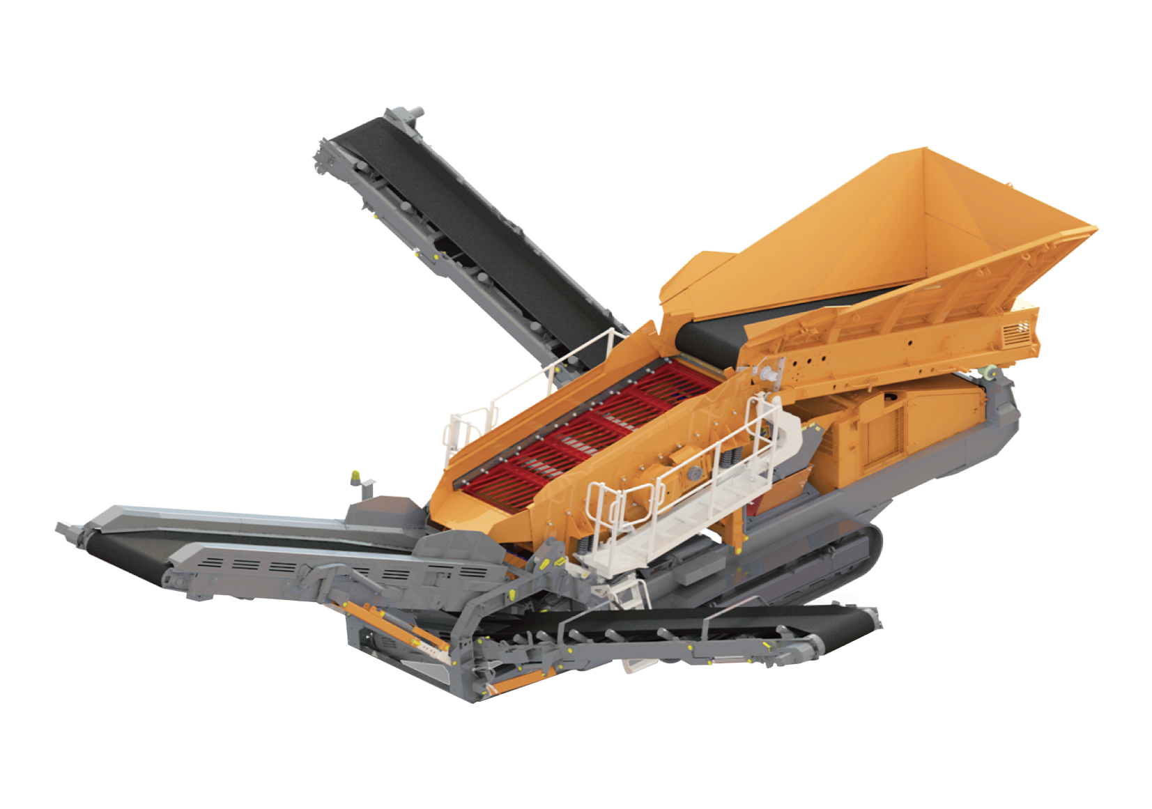 Track-Mounted Heavy-Duty Composite Screen