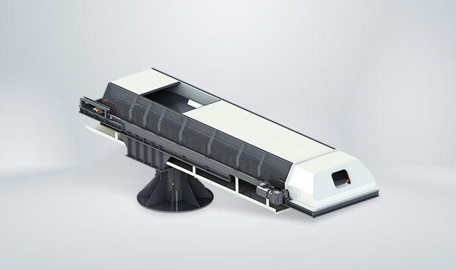 Trough conveyor overall exterior